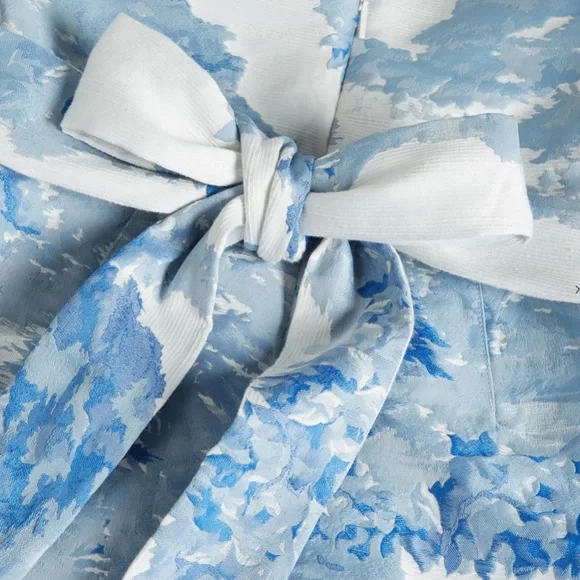 Ted Baker Puff Sleeve Jacquard Mini Dress - Picture 3 of 3